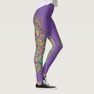 Classy Colourfully Mandala India Style 1 Leggings