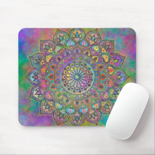 Classy Colourfully Mandala India Style 1 Mouse Mat