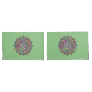 Classy Colourfully Mandala India Style 1 Pillowcase