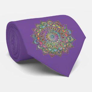 Classy Colourfully Mandala India Style 1 Tie