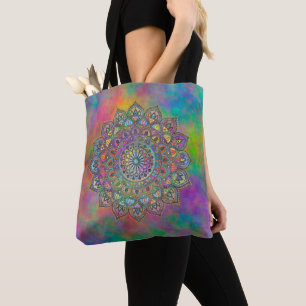 Classy Colourfully Mandala India Style 1 Tote Bag