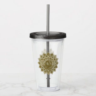 Classy Colourfully Mandala India Style 4 Acrylic Tumbler