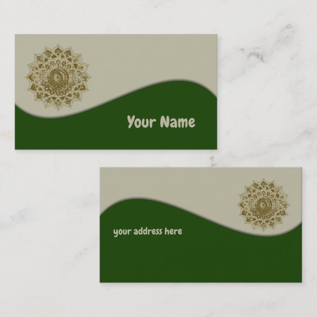 Classy Colourfully Mandala India Style 4 Business Card (Front/Back)