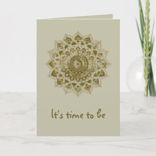 Classy Colourfully Mandala India Style 4 Card