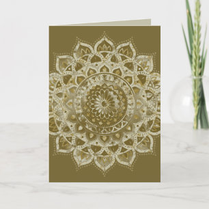 Classy Colourfully Mandala India Style 4 Card