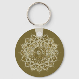 Classy Colourfully Mandala India Style 4 Key Ring