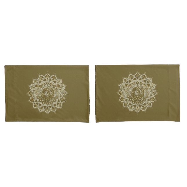 Classy Colourfully Mandala India Style 4 Pillowcase (Front-Set)
