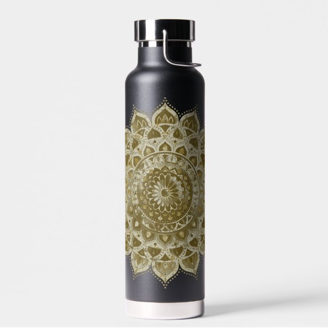 Classy Colourfully Mandala India Style 4 Water Bottle (Left)