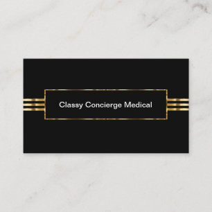 Classy Concierge Medical Business Cards