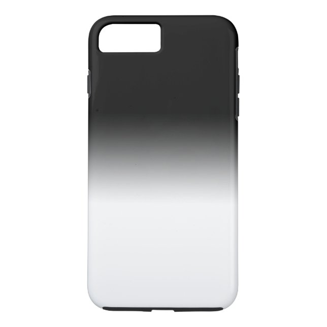 Classy COOL Gradient Black and White Case-Mate iPhone Case (Back)