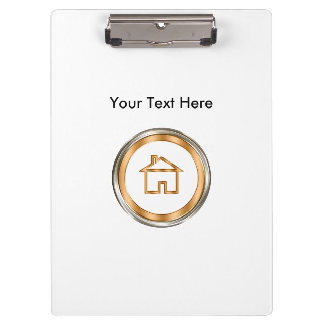 Classy Cool Real Estate Clipboard (Front)