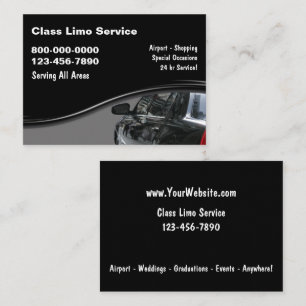 Classy Cool Taxi Business Cards