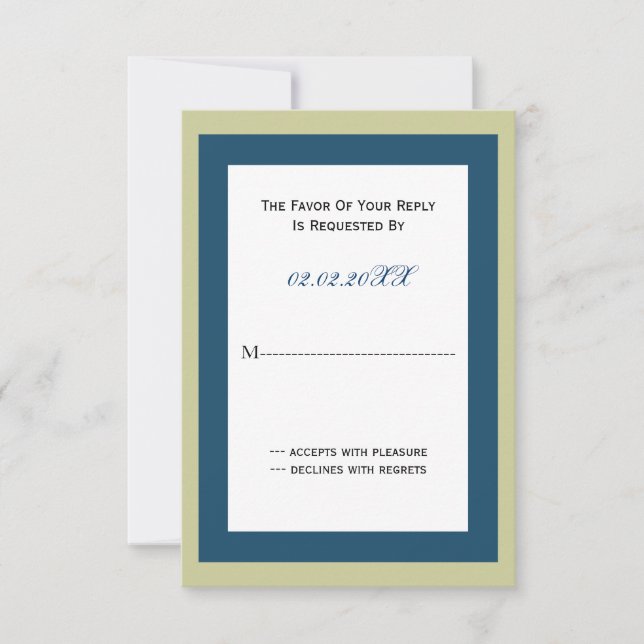 classy Corporate party Invitation rsvp cards (Front)