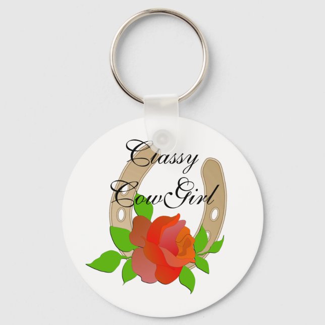 Classy CowGirl KEYCHAIN (Front)