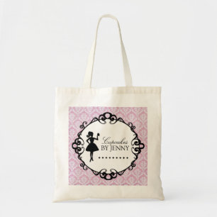 Classy Cupcake Silhouette Shopping Bag