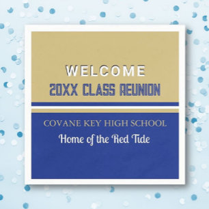 Classy! Custom class reunion Paper Napkin