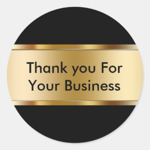 Classy Customer Thank You Stickers