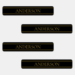 Classy Customisable Gold Text & Lines