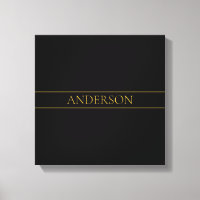 Classy Customisable Gold Text & Lines