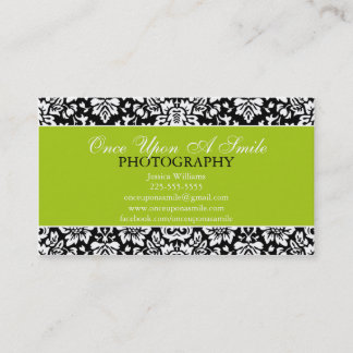 Classy Damask Business Card