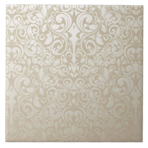 Classy, Damask Pattern Tile