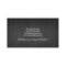 Classy Dark Wood Benefits Manager Business Card