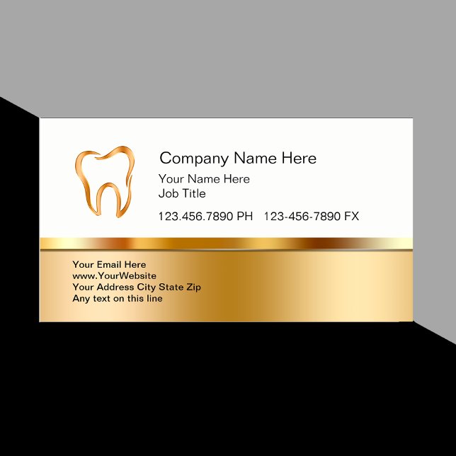 Classy Dental Business Cards (Creator Uploaded)