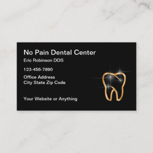 Classy Dentist Office Business Cards Template