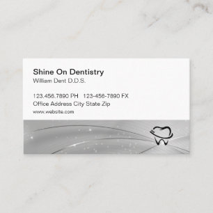 Classy Dentist Theme Business Cards