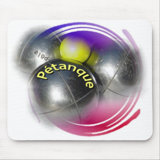 Classy design metallic Petanque balls Mouse Mat