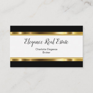 Classy Design Real Estate Business cards
