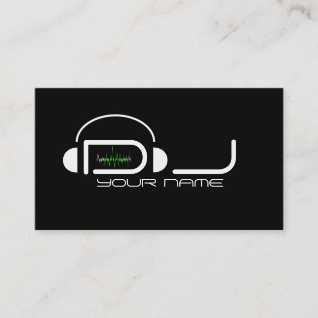 Classy DJ Business Card (Front)
