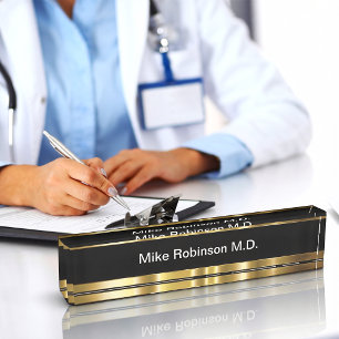 Classy Doctor Office Medical Gift iDea Nameplate