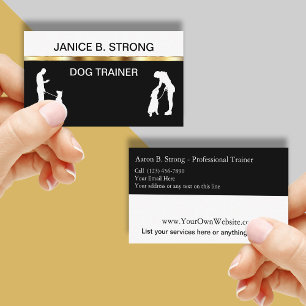 Classy Dog Training Business Cards