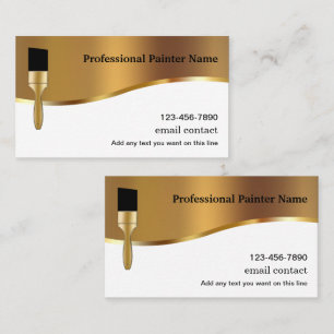 Classy Double Side Painter Business Cards