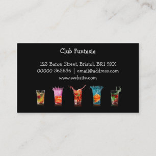 Classy Drinks Business Card