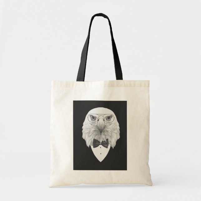 Classy Eagle Portrait Tote Bag (Front)