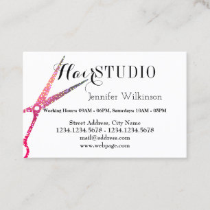 Classy elegance two in one business card
