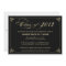 Classy Elegant Black 2013 Graduation Invite