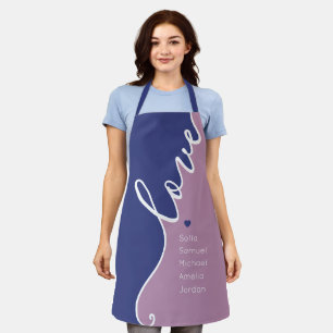 Classy Elegant Love Script Apron