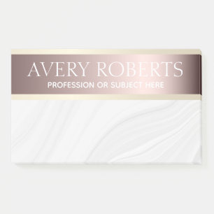 Classy Elegant Luxury Floral rose gold Post-it Notes
