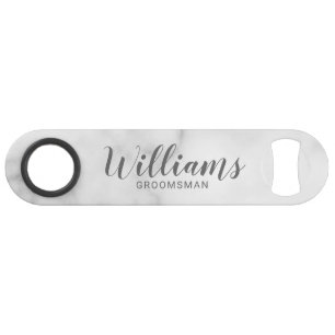 Classy Elegant Marble Personalised Groomsmen