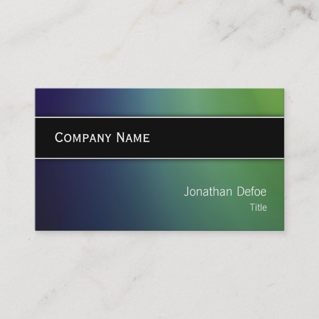 Classy Elegant Professional Business Card (Front)