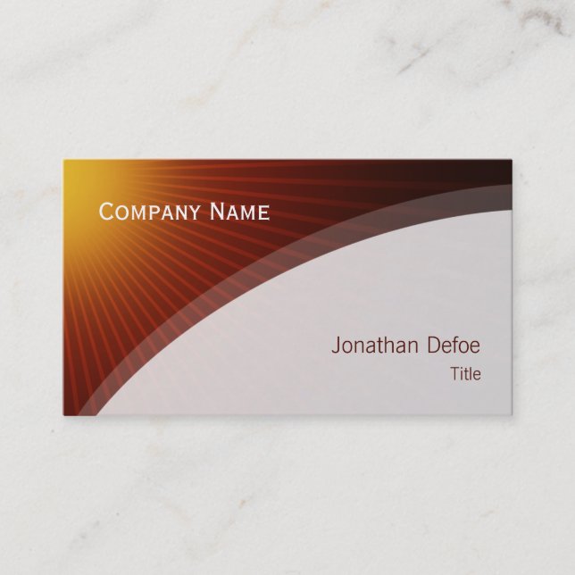 Classy Elegant Professional Business Card (Front)