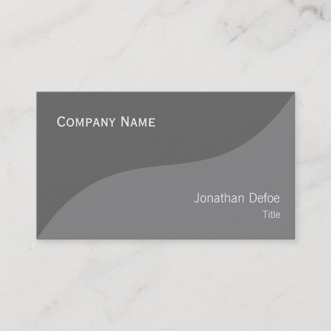 Classy Elegant Professional Business Card (Front)