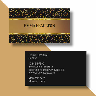 Classy Elegant Realtor Business Profile Cards