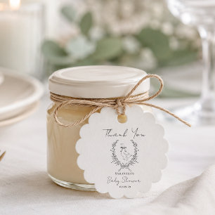 Classy Elegant silly goose baby shower Favour Tags