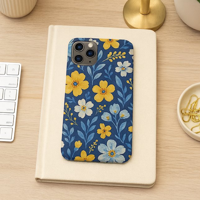 Classy Ethnic Mediterranean Floral Art Pattern Case-Mate iPhone Case (Creator Uploaded)