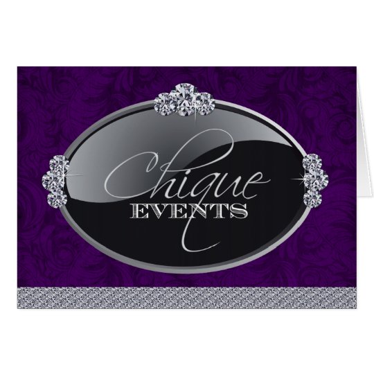 Classy Event Planner Thank You Card