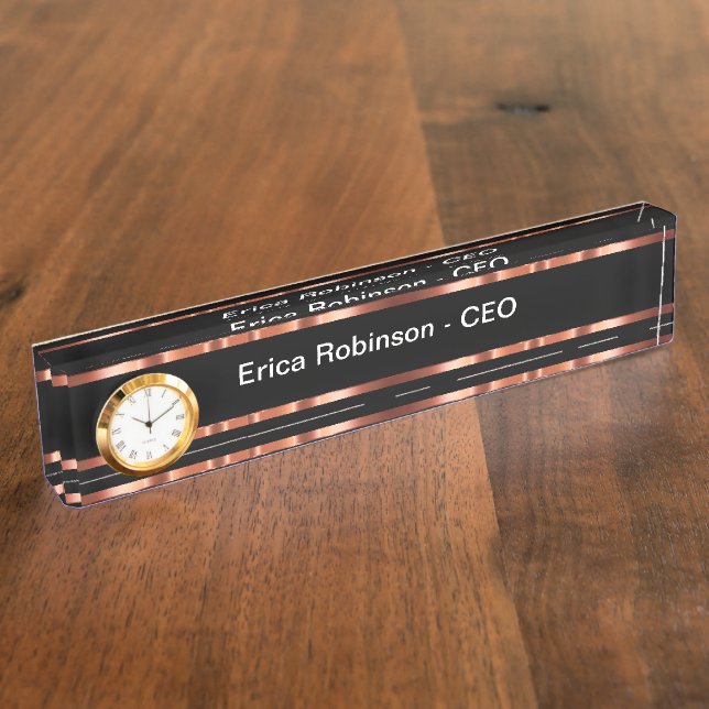 Classy Executive Upscale New Nameplate (Side)